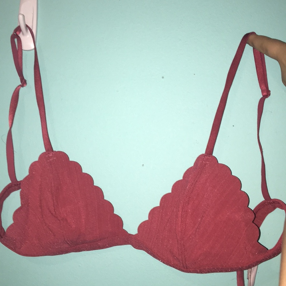 Red bralette from Victoria’s Secret